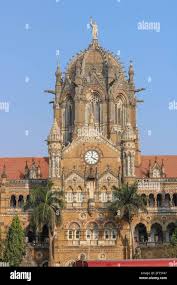 Victoria terminus clock tower hi-res stock photography and images - Alamy