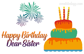 happy birthday sister gif animations