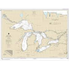 Noaa Chart Great Lakes Lake Champlain To Lake Of The Woods 14500