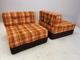 lounge chair and sofa bed 1960s set