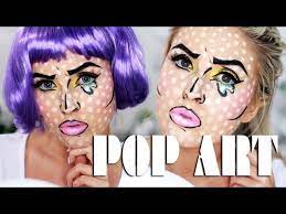 pop art makeup halloween idea
