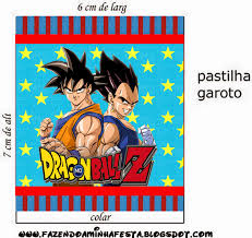 Can have up to 2 types. Dragon Ball Z Free Printable Candy Bar Labels Oh My Fiesta In English