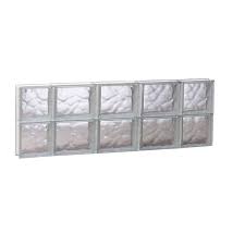 glass block windows department at