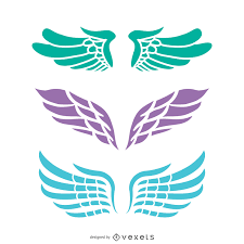 Ok, what i want to talk for today are some details of angel wings. 3 Angel Wings Illustrations Set Vector Download