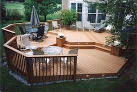 wooden deck designs