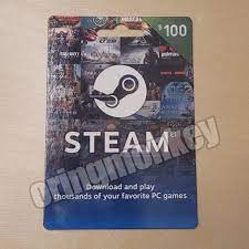 steam gift card w receipt 100 steam