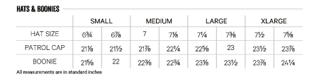 59 Correct Boonie Hat Size Chart