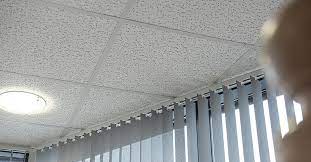 install blinds into a suspended ceiling