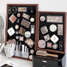 magnetic makeup wall organizer e