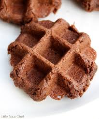 chocolate waffle turtle cookies