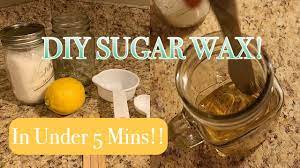 diy sugar wax using the microwave