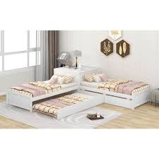 Twin Size Wood Kids Bed Daybed Frame
