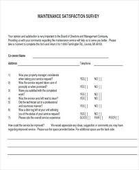 Printable Survey Form 54 Examples In Pdf Word