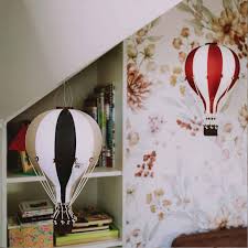 decorative hot air balloons burgundy