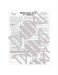 Myheritage Dna Quick Guide 2nd Edition Your Dna Guide