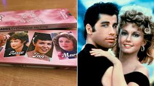 grease themed eye shadow palette