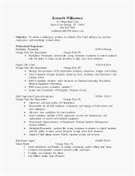 22 Best Fire Department Resume Free Resume Templates