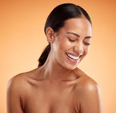 beauty woman and laughing wellness