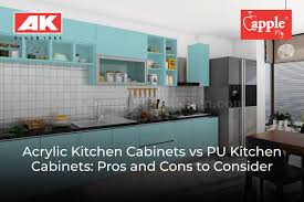 acrylic kitchen cabinets vs pu kitchen
