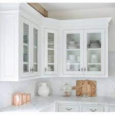 Wooden Glass Kitchen Cabinet