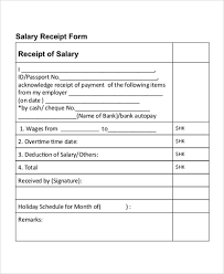 Salary Receipt Templates 6 Free Word Pdf Format Download Free