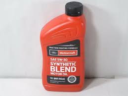 motorcraft sae 5w 30 synthetic blend