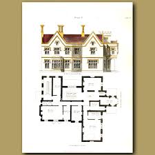 Rectory House And Floor Plan Of The