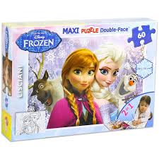 Planșe de colorat pentru fete de la 2 la 15 ani. PrinÅ£esele Disney Frozen Anna Si Elsa Puzzle Maxi De Colorat Cu 60 Piese Tulli Ro
