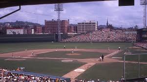 Free printable of baseball field. Crosley Field History Photos And More Of The Cincinnati Reds Former Ballpark