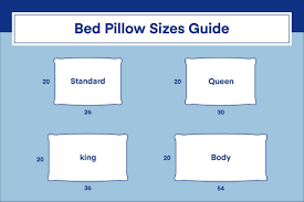 bed pillow sizes and dimensions guide