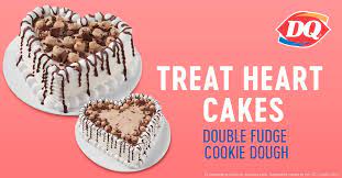Dairy Queen Valentine Cake For 2 gambar png