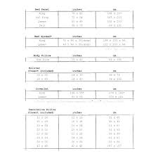 King Pillow Measurements Webuyscrap Info