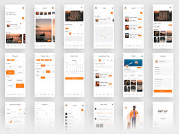 This app templates kit features a smooth app ui design you can implement in your own apps when designing calendar sections. Android Material Design App Templates Free Resources For Sketch Sketch App Sources Page 1