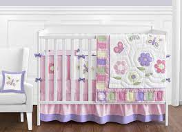 pink and purple erfly 9 piece crib