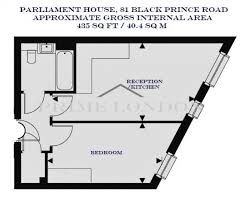 Floor Plan For 1 Bedroom Apartment To