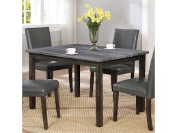 A table is a versatile feel free to let your table shine and stand out if you are to place it in the living room, dining room, or kitchen. Crown Mark Pompei Two Tone Rectangular Dining Table With Weathered Grey Top Royal Furniture Dining Tables