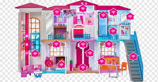 91.44 cm de alto y 121 cm de largo. Hola Barbie Doll Toy Dollhouse Casa De Sus Suenos Nino Muneca Amazoncom Png Pngwing