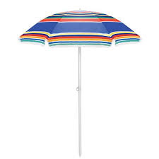 Beach Patio Umbrella In Multicolor