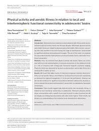 (PDF) Physical activity and aerobic fitness in relation to local and  interhemispheric functional connectivity in adolescents' brains