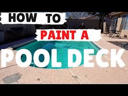 How To Paint A Pool Deck In 7 Simple
