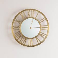 Gold Wall Clock Wooden Wall Clock