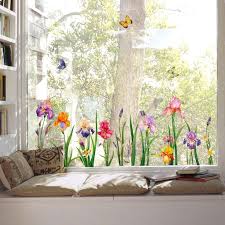 Colorful Flower Wall Decals Default