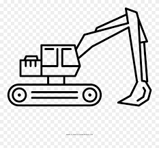 In order to send a coloring page as an online greeting card, just click the ecard button on the right side of the detailed image page, where you can customize your ecard with a wide range of colors and messages. Excavator Coloring Page White Excavator Icon Clipart 5665556 Pinclipart
