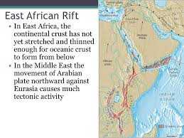 This area is part of the great rift valley, where africa is slowly pushed and pulled apart by uprising material in earth's mantle. Ppt East African Rift Powerpoint Presentation Free Download Id 6150568