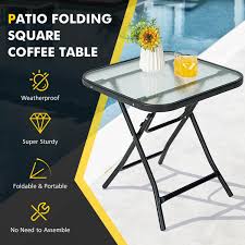 18 Inch Square Patio Bistro Table With
