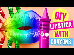 diy lipstick with crayons and coconut