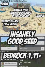 So, maybe you're playing minecraft: Incredible Seed For Minecraft Bedrock Edition Pe 1 11 And Higher Two Villages B Minecraft Tips Minecraft Minecraft Banners