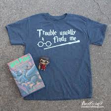 Check out our diy iron on shirts selection for the very best in unique or custom, handmade pieces from our shops. Trouble Usually Finds Me Harry Potter Funny Diy Shirt