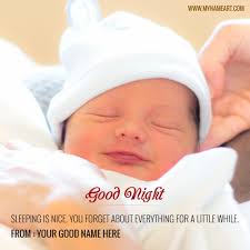 good night cute baby wishes es picture
