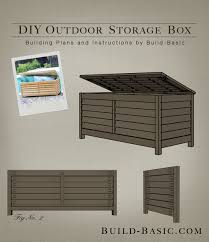Build A Diy Outdoor Storage Box Build